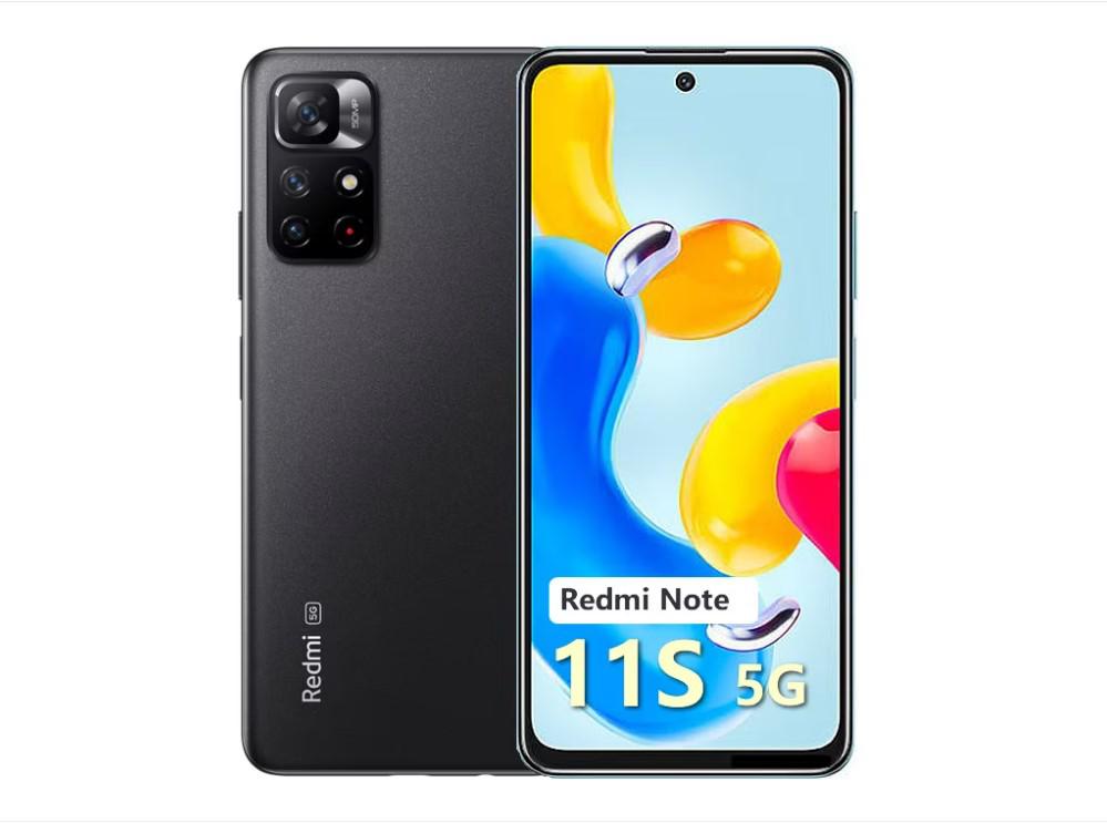 SMARTphone Xiaomi Redmi Note 11S 4/64GB DS 5G Bk "RMNOTE11S464DS5GBK" (timbru verde 0.45 lei)