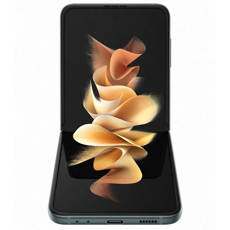 SmartPhone Samsung Z Flip3 F711 Dual SIM 128GB 8GB RAM 5G Green, "PHT15132"(timbru verde 0.45 lei)