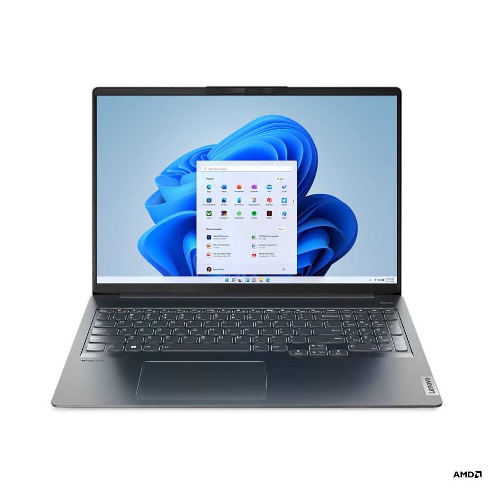 NOTEBOOK Lenovo IP 5P 16 WQXGA R7 6800HS 16 1TB UMA DOS "82SN00EURM" ((timbru verde 3.5 lei)