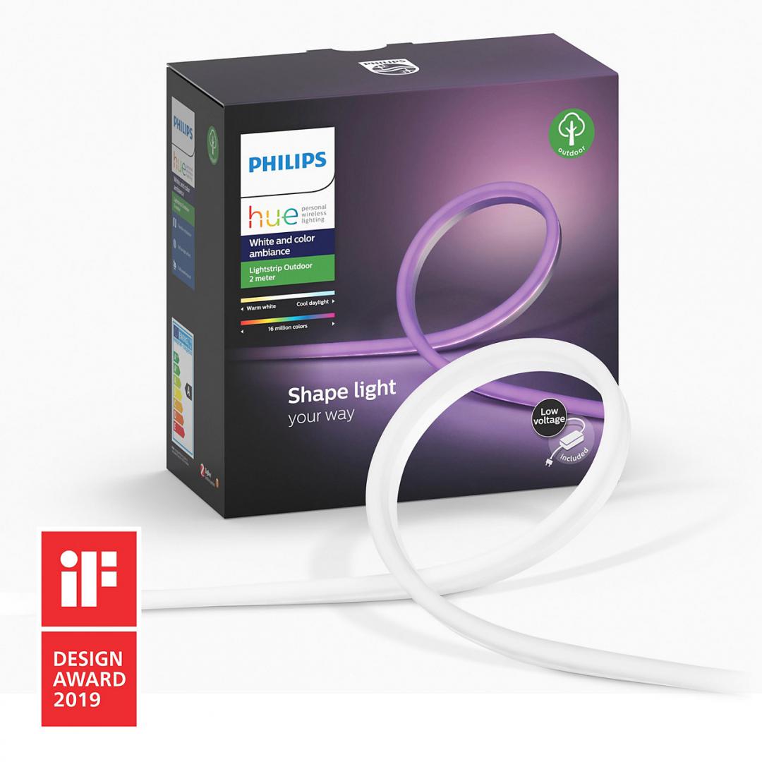 BANDA LED smart LED Philips, soclu integrat, putere 0.5W, forma banda, lumina multicolora, alimentare 220 - 240 V, "000008718696804773" (timbru verde 0.45 lei)