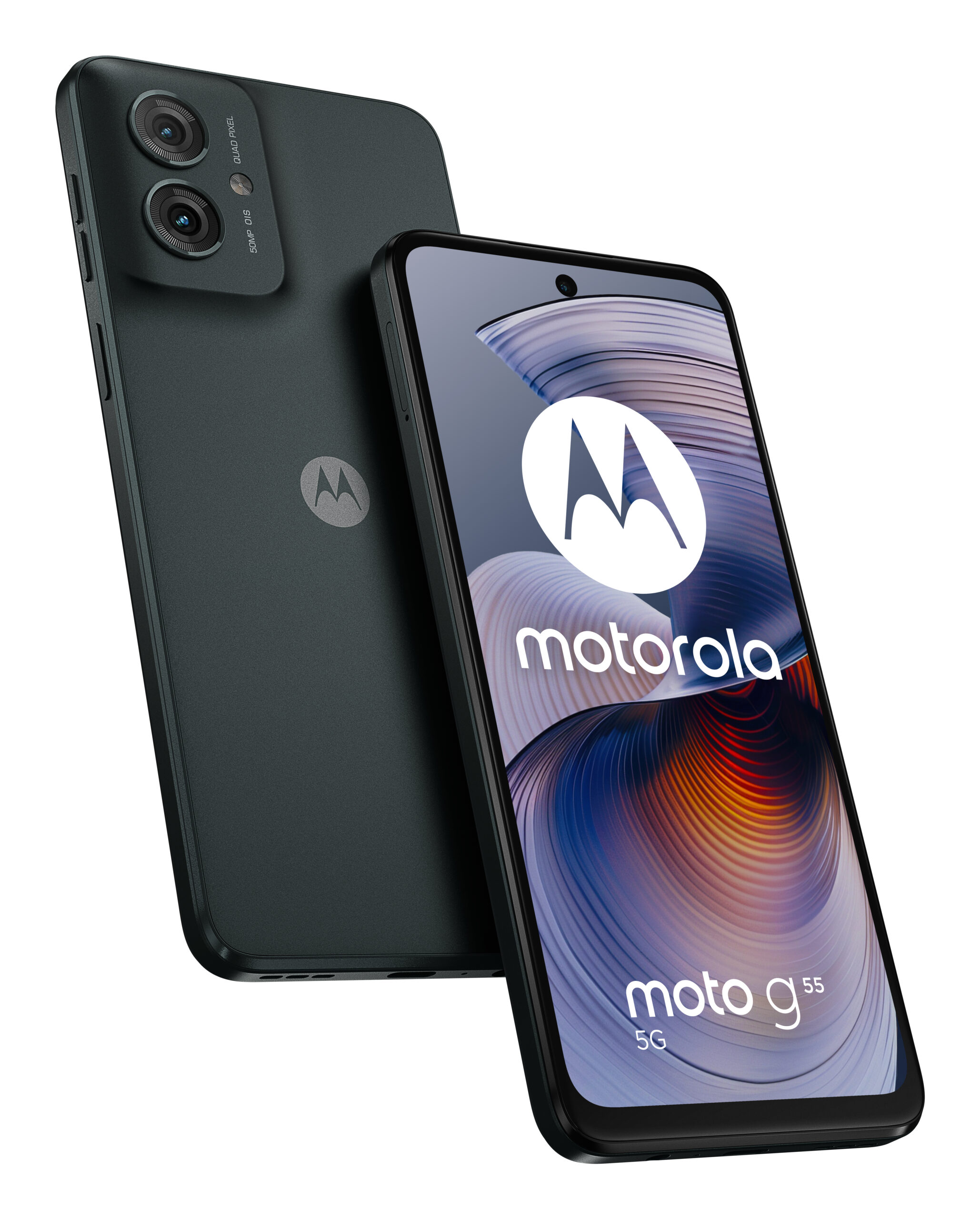 Smartphone moto G55 256GB 8GB RAM 5G Dual SIM Forest Grey "PB5U0003SE" (timbru verde 0.45 lei)