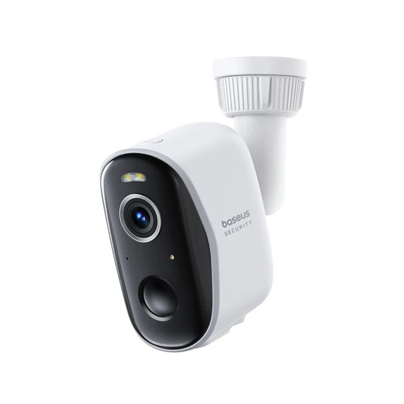 CAMERA IP Exterior Baseus N1, 2K, 2304 x 1296, acumulator integrat, unghi pana la 145 grade, IP67, dist. IR 30 m, tip lentila fixa 3 mm, 3 Mpx, wireless, slot SD card, "S0ST002130" (timbru verde 0.8 lei)