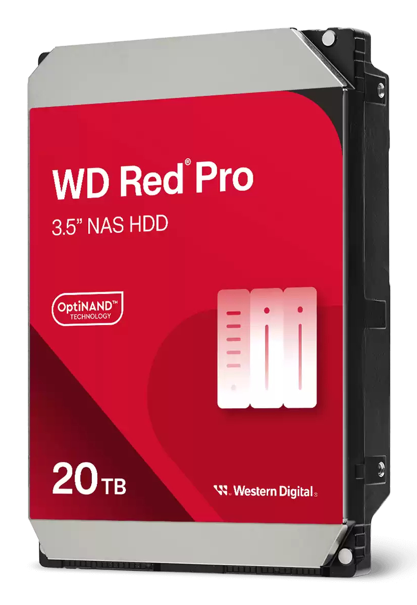 HDD NAS WD Red Pro 20TB CMR, 3.5, 512MB, 7200 RPM, SATA, TBW: 550 "WD202KFGX"
