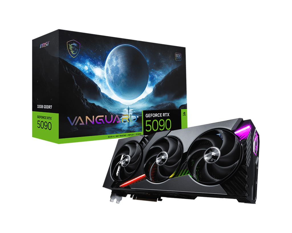 MSI GeForce RTX 5090 32G VANGUARD SOC "GeForce RTX 5090 32G VANGUARD SOC"