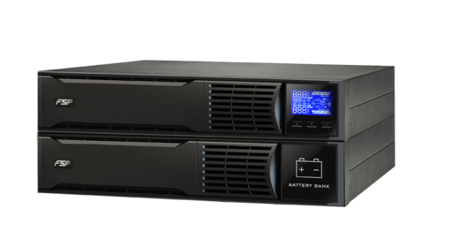 UPS FORTRON Line Int. cu Sinusoida Pura, 1100VA/ 990W, AVR, 8 x socket IEC, display LCD, 2 x baterie 12V/9Ah, con. USB, RS232, RJ45, tower/rack 2U,"Eufo 1K""PPF8800200" (timbru verde 40 lei)