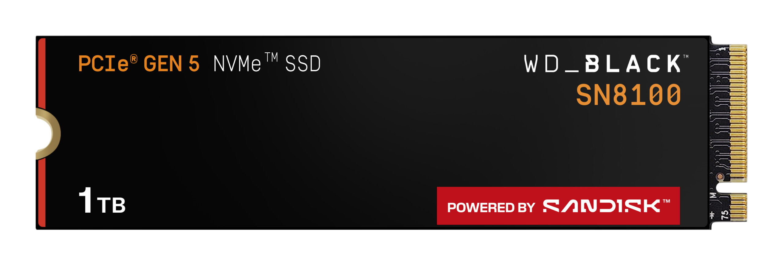 SSD PCIE G5 M.2 1TB/BLACK SN8100 WDS100T1X0M WDC "WDS100T1X0M"