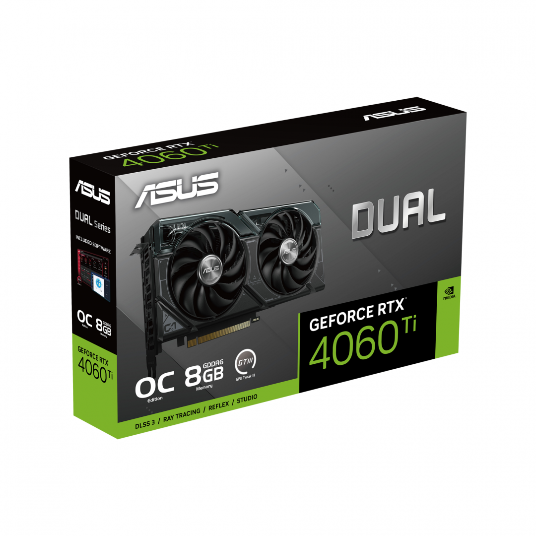 VGA Asus Dual RTX 4060 Ti OC 8GB "DUAL-RTX4060TI-O8G"