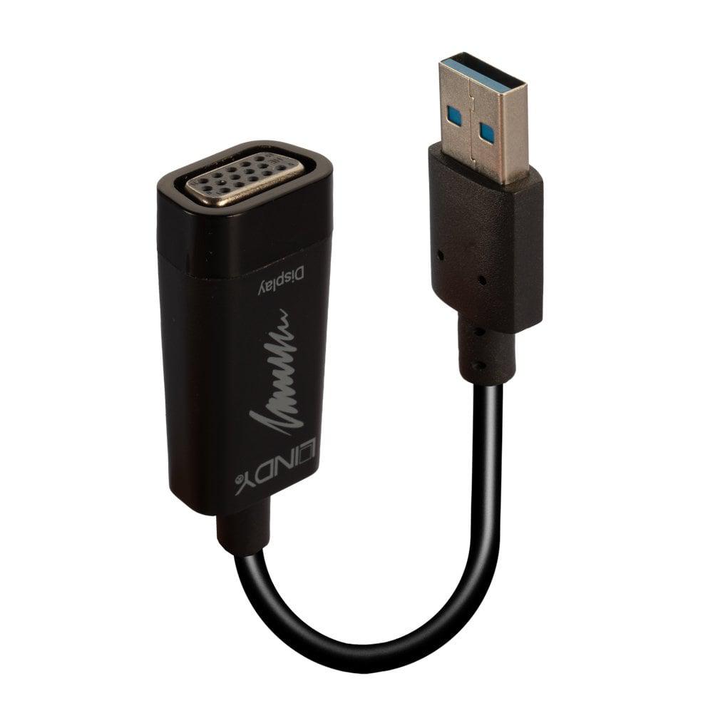 Adaptor USB 3.0 to VGA 1920x1200, negru, "LY-43172" (timbru verde 0.08 lei)