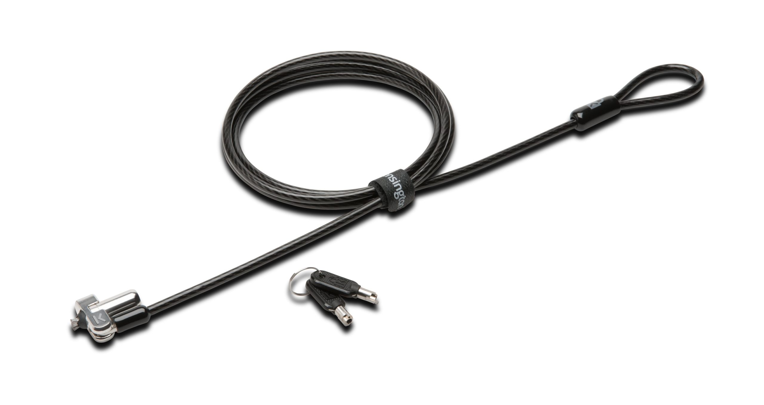 CABLU securitate KENSINGTON pt. notebook slot Wedge, cheie standard, conectare directa,1.5m, cablu otel carbon, permite pivotare si rotire cablu, "N17 for DELL" "K64440WW" (timbru verde 0.18 lei)