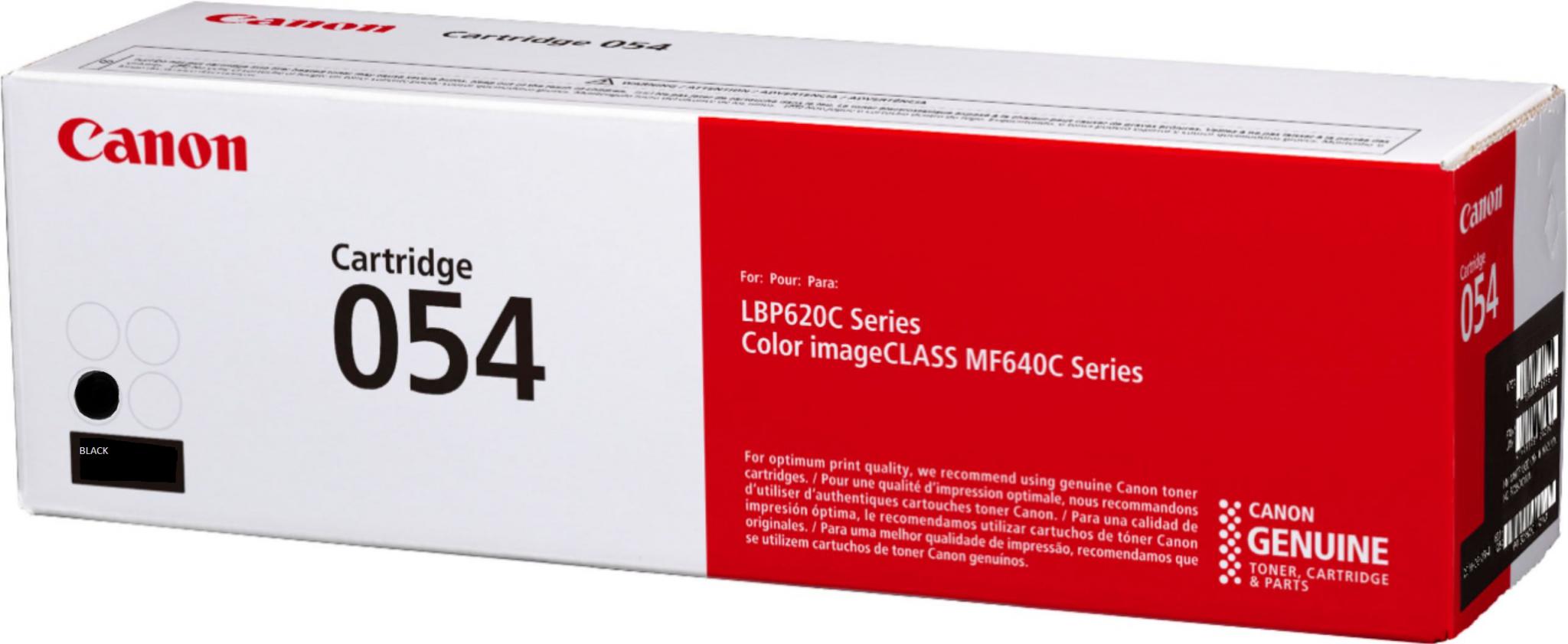 Toner Original Canon Black, CRG-054BK, pentru I-Sensys LBP-621|LBP-623|MF-641|MF-643|MF-645, 1.5K, (timbru verde 1.2 lei) , "3024C002AA"