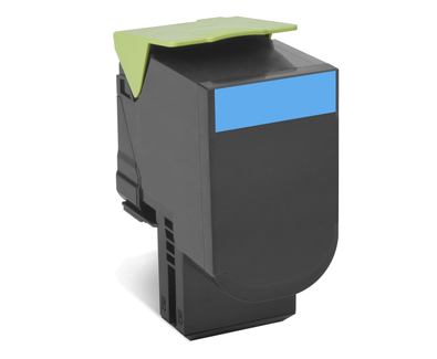 Toner Original Lexmark Cyan, 70C2HCE, pentru CS310|CS410|CS510, 3k, (timbru verde 1.2 lei) , "70C2HCE"
