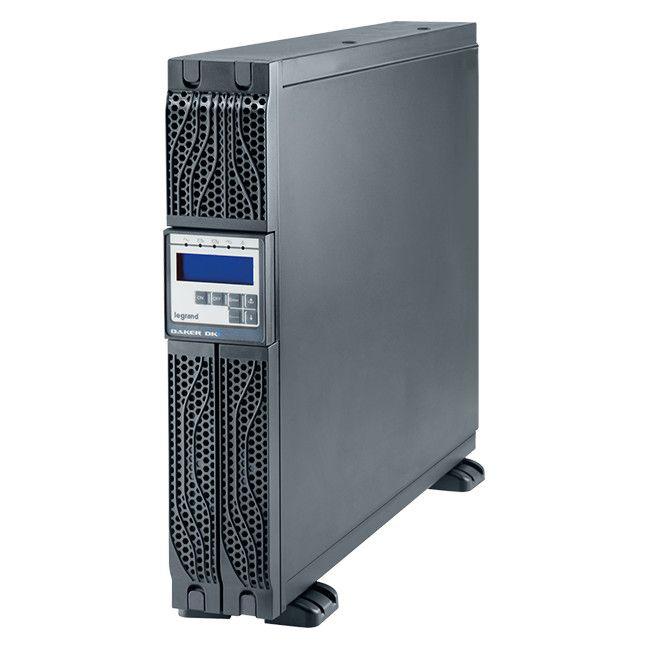UPS LEGRAND, "DAKER DK PLUS", Online cu sinusoida pura, tower, rack AVR, IEC x 6, 6 x baterie 12V/9Ah, display LCD, back-up 11 - 20 min., "000000000000310172" (timbru verde 11 lei)