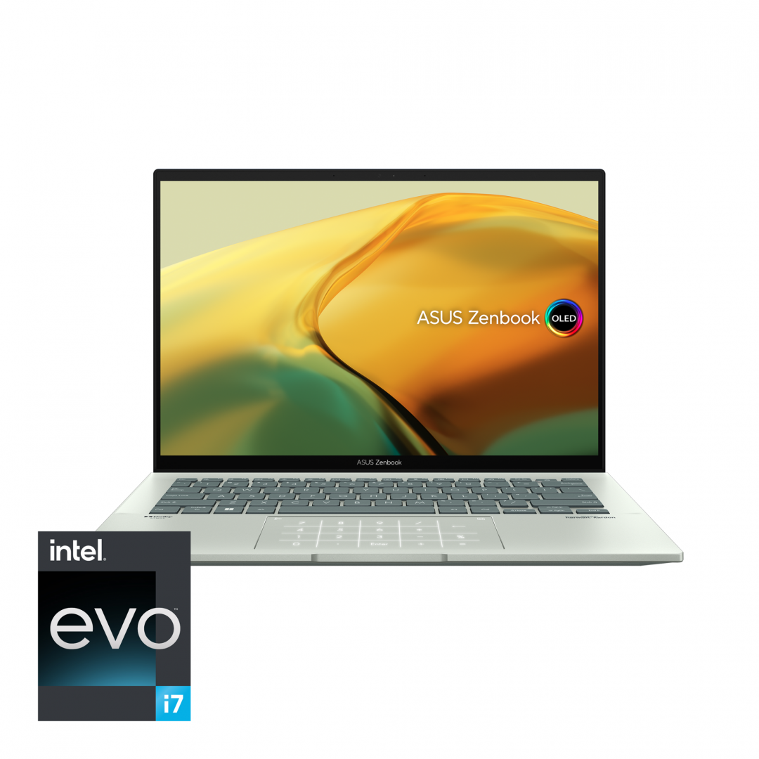 AS 14 I5-1240P 16 512 2.8K W11H, "UX3402ZA-KM095W" ((timbru verde 3.5 lei)