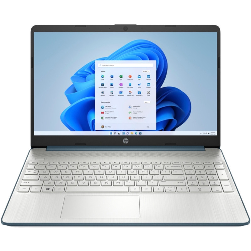HP Laptop 15s-fq5018nq Intel Core i5-1235U 15.6inch FHD AG 8GB 512GB PCIe Intel Iris Xe W11H Spruce Blue "6M272EA#AKE" ((timbru verde 3.5 lei)
