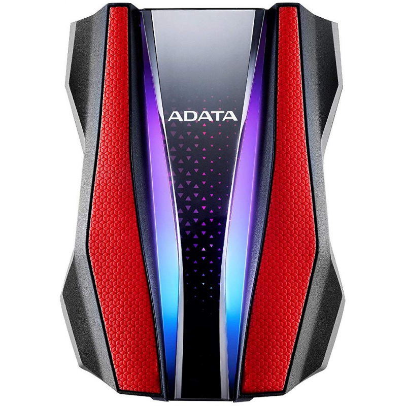 HDD Extern ADATA Durable HD770G 1TB, RGB, 2.5"USB 3.2 Gen 1, Rosu "AHD770G-1TU32G1-CRD" (timbru verde 0.8 lei)