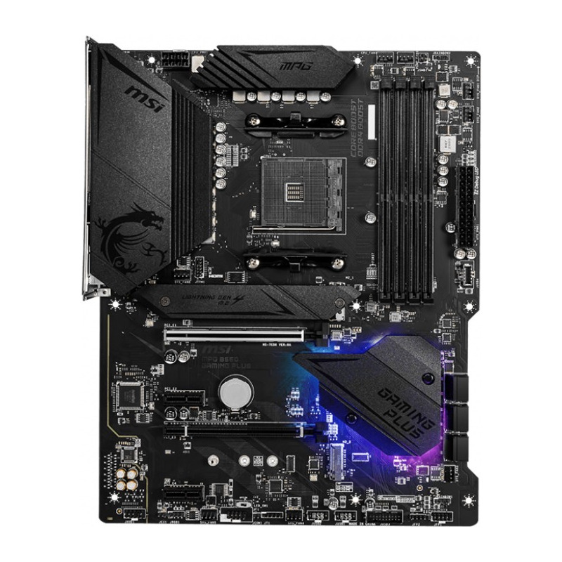 MSI MPG B550 GAMING PLUS AM4 DDR4 2xM.2 6xSATA HDMI DP ATX MB, "MPG B550 GAMING PLUS"