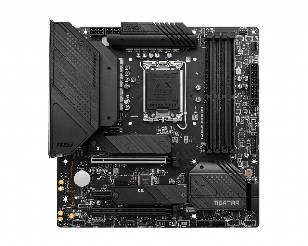 PLACA de BAZA MSI "MAG B660M MORTAR DDR4", skt LGA 1700, mATX, Intel B660, 4 x DDR4, max. 128 GB, 4 x SATA, 2 x M.2, 7.1, "MAG B660M MORTAR DDR4"
