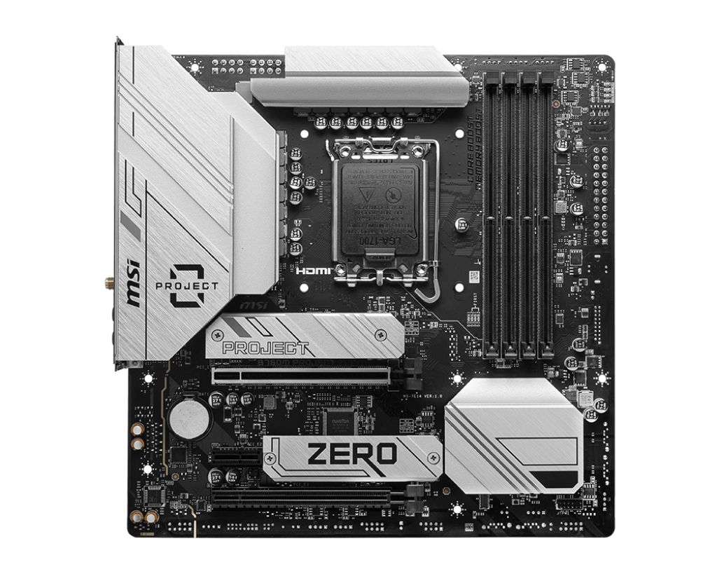 Placa de baza MSI B760M PROJECT ZERO "B760M PROJECT ZERO"