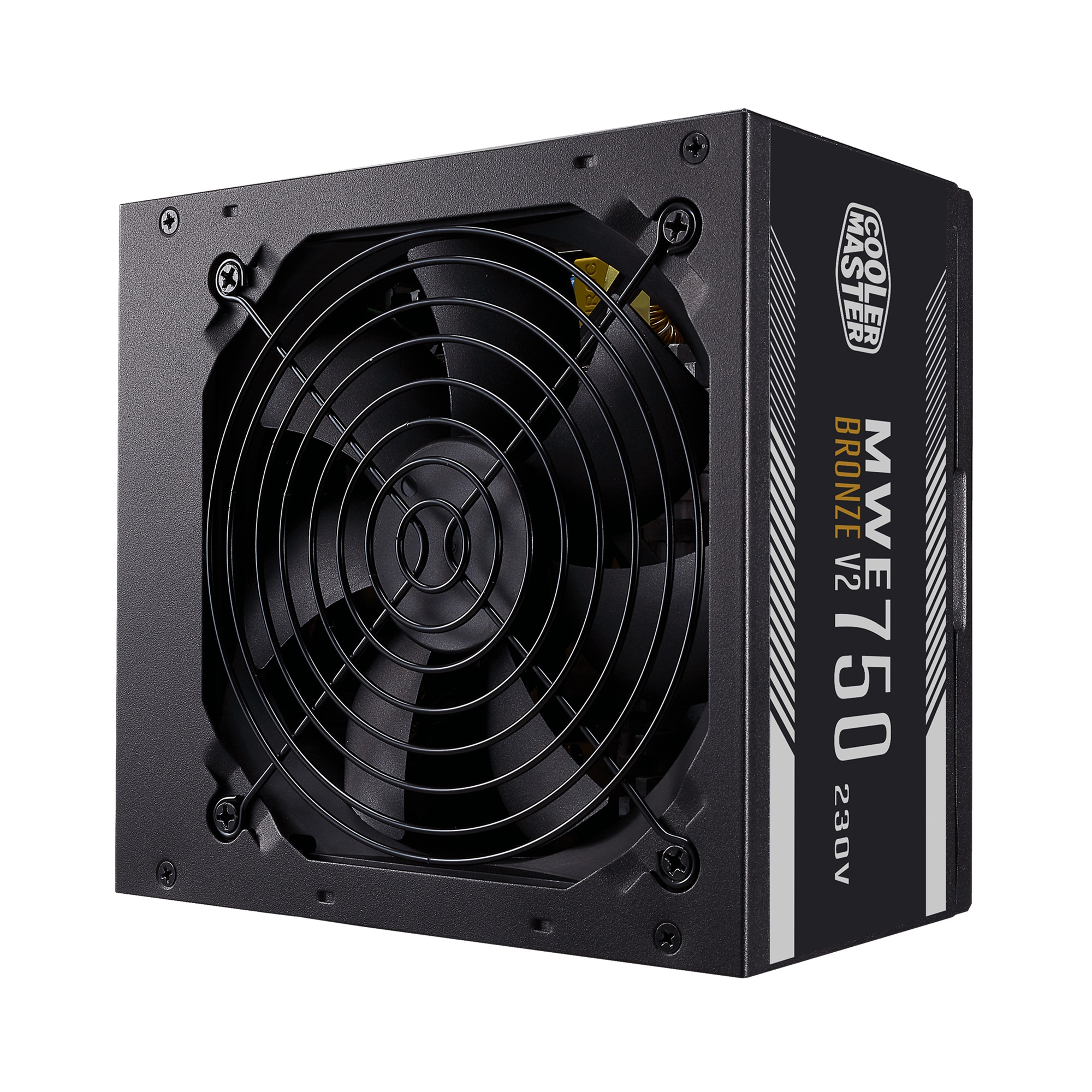 SURSA COOLER MASTER 750W (real), MWE 750 Bronze 230V V2, silent HDB fan 120mm, 80 Plus, 4x PCI-E (6+2), 6x S-ATA "MPE-7501-ACABW-BEU", (timbru verde 2 lei)