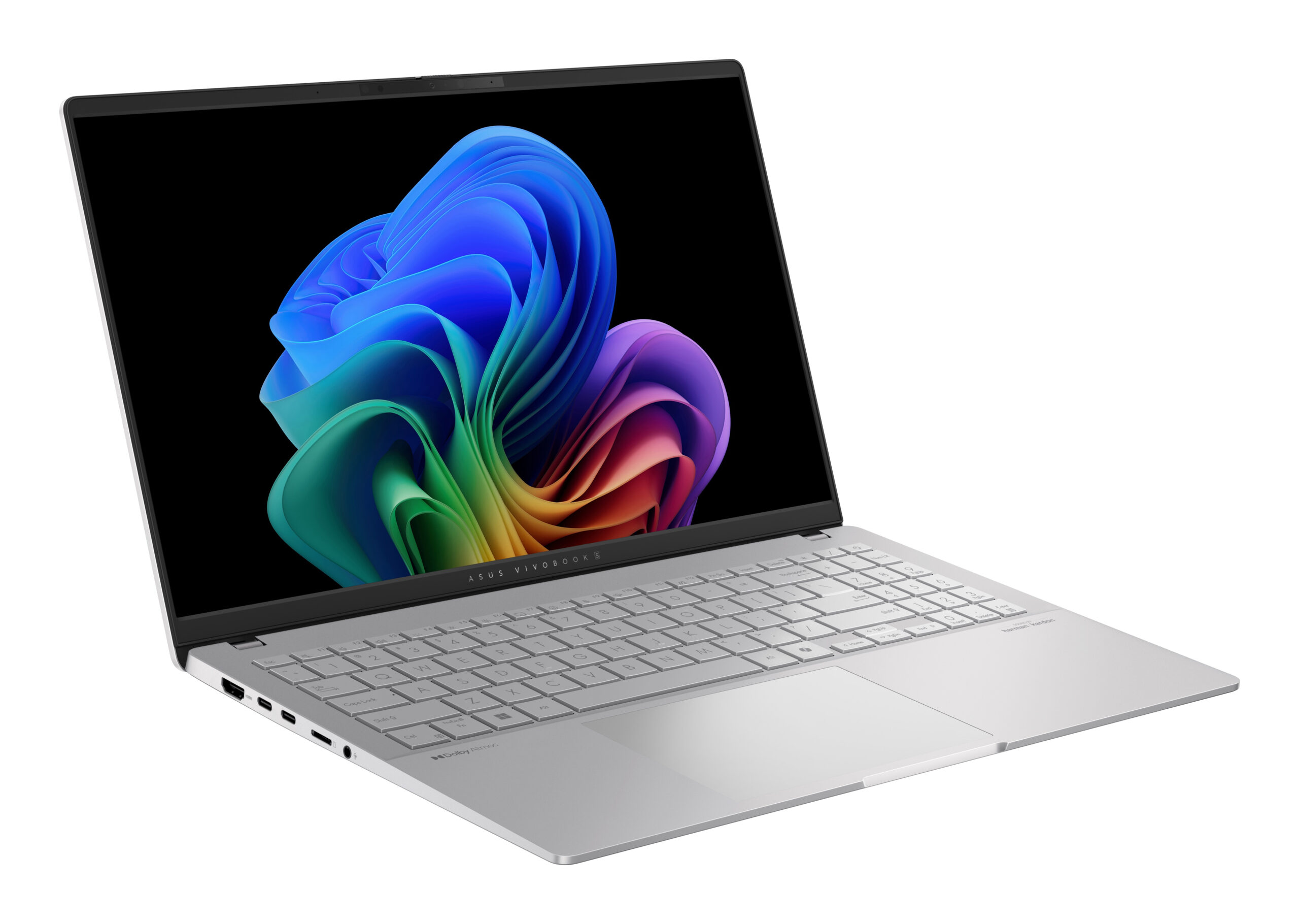 Asus|S5507QA-MA064X|NOTEBOOK|15.6 inch|3K 2880 x 1620 OLED|Snapdragon X Elite X1E 78 100|3.4 GHz|Mem 32 GB|SSD 1 TB|Wireless|Bluetootha|Li-ion|3 Celule|1xHDMI|FHD cam|Greutate 1.42 kg|WIN 11 Pro|Cool Silver"S5507QA-MA064X" - imagine 4