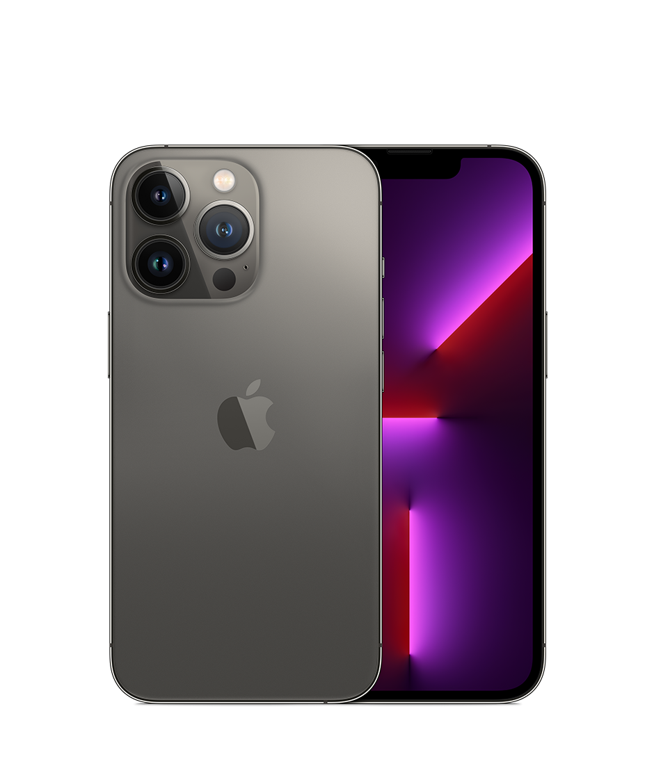 SMARTphone Apple, "iPhone 13 Pro" ecran 6.1 inch, dual sim, rez. camera 12 Mpix, memorie interna 256 GB, 5G, iOS, acumulator 3095 mAh, gri, "mlve3rm/a" (timbru verde 0.45 lei)