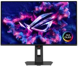 Monitor Gaming QD-OLED ASUS ROG Strix OLED 26.5" XG27AQDMES, QHD (2560 x 1440), HDMI, DisplayPort, Pivot, 240 Hz, 0.03 ms (Negru) "90LM0C80-B01171" (timbru verde 7 lei)