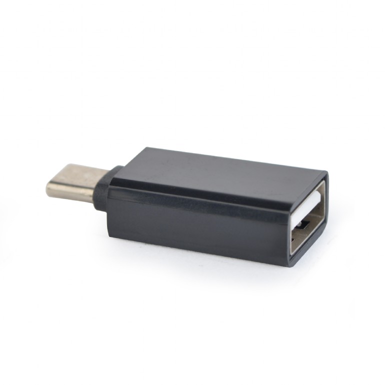 ADAPTOR GEMBIRD, pt. smartphone, USB 2.0 Type-C (T) la USB 2.0 (M), negru, "CC-USB2-CMAF-A" (timbru verde 0.08 lei)
