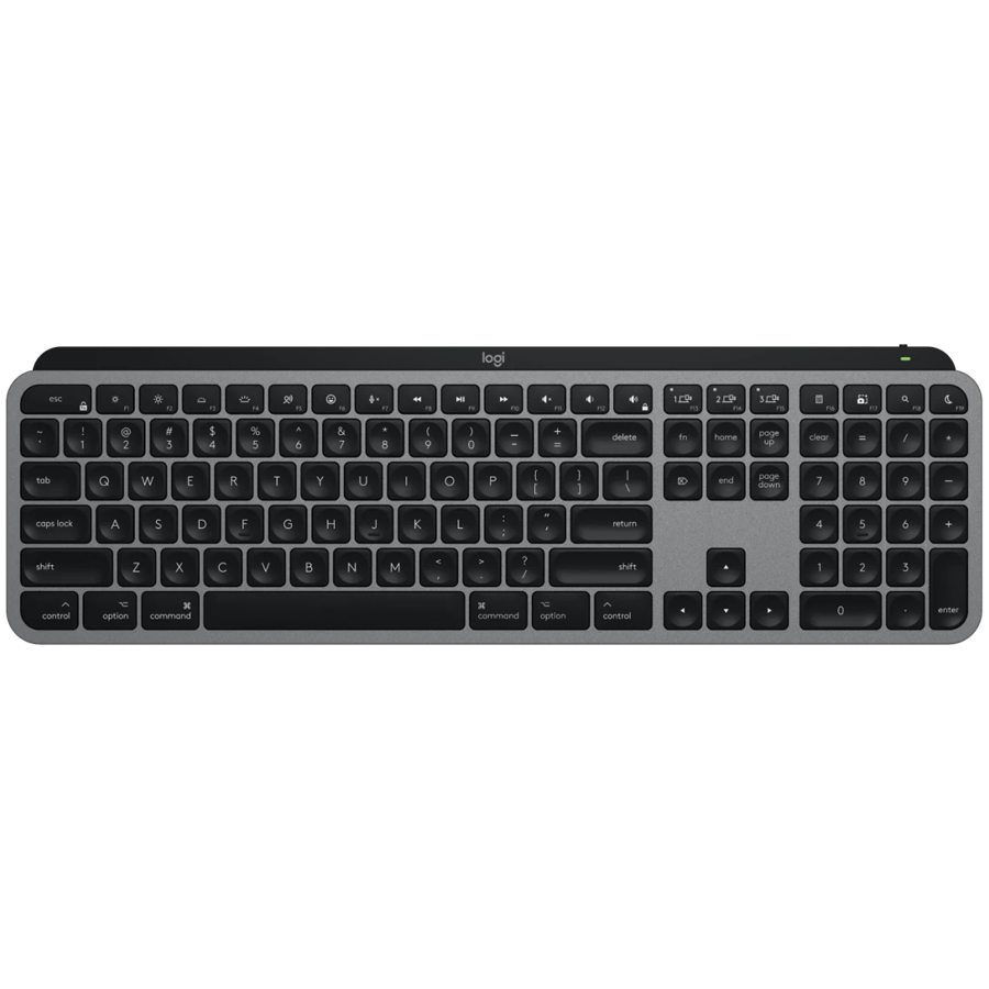 LOGITECH MX Keys S for Mac - SPACE GREY - US INTL - BT - EMEA28-935 "920-011637" (timbru verde 0.8 lei)