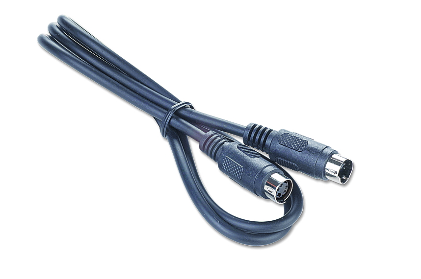 CABLU video GEMBIRD, adaptor S-Video (T) la S-Video (M), 1.8m, negru, "CCV-513" (timbru verde 0.18 lei)
