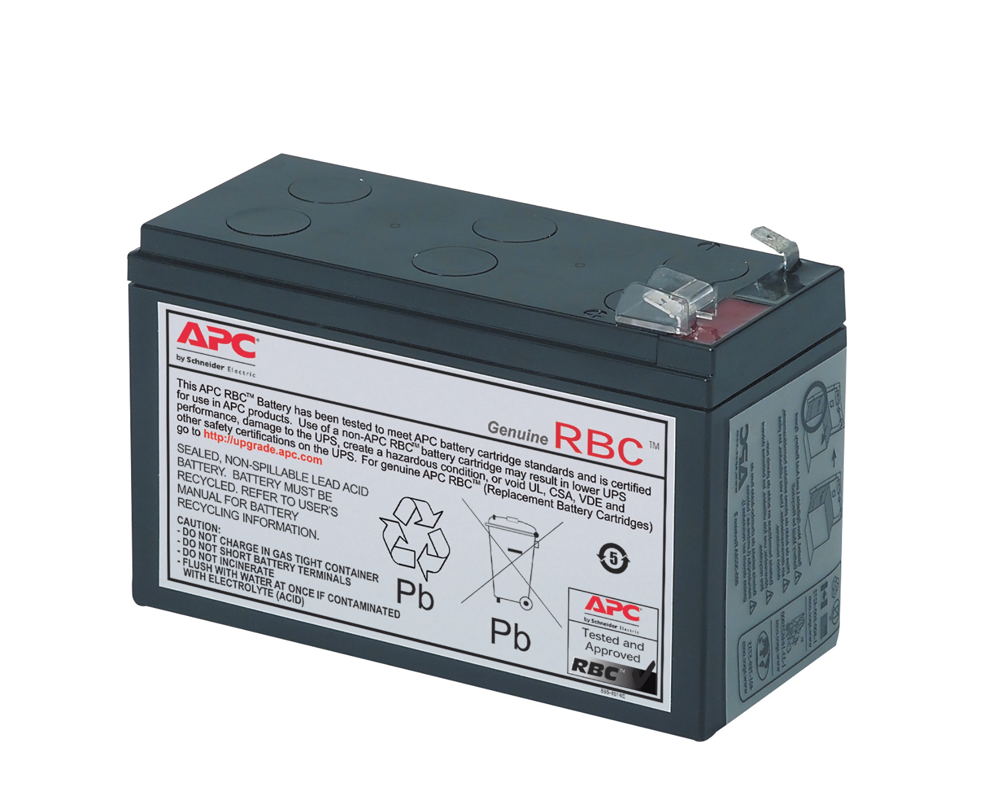 ACUMULATOR UPS APC pentru BK350I, BK500I, BE550-GR "RBC2" (timbru verde 0.5 lei)