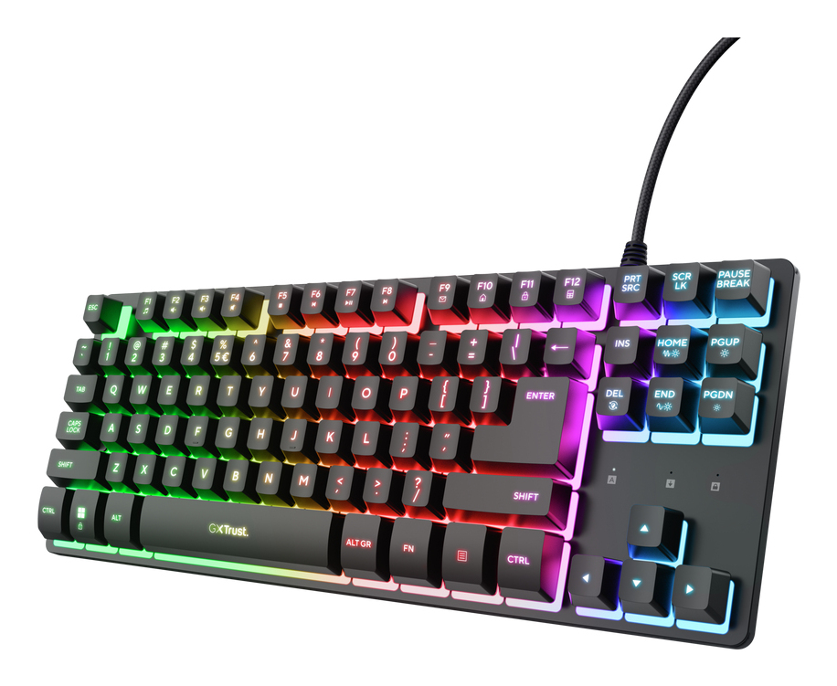 Tastatura Trust GXT 833 Thado TKL, ng "TR-25886" (timbru verde 0.8 lei)