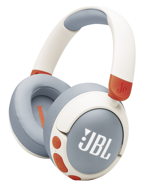 JR470NC Bluetooth 5.3 Wireless On-Ear pentru copii Alb "JBL-JR470NC-WHT" (timbru verde 0.18 lei)