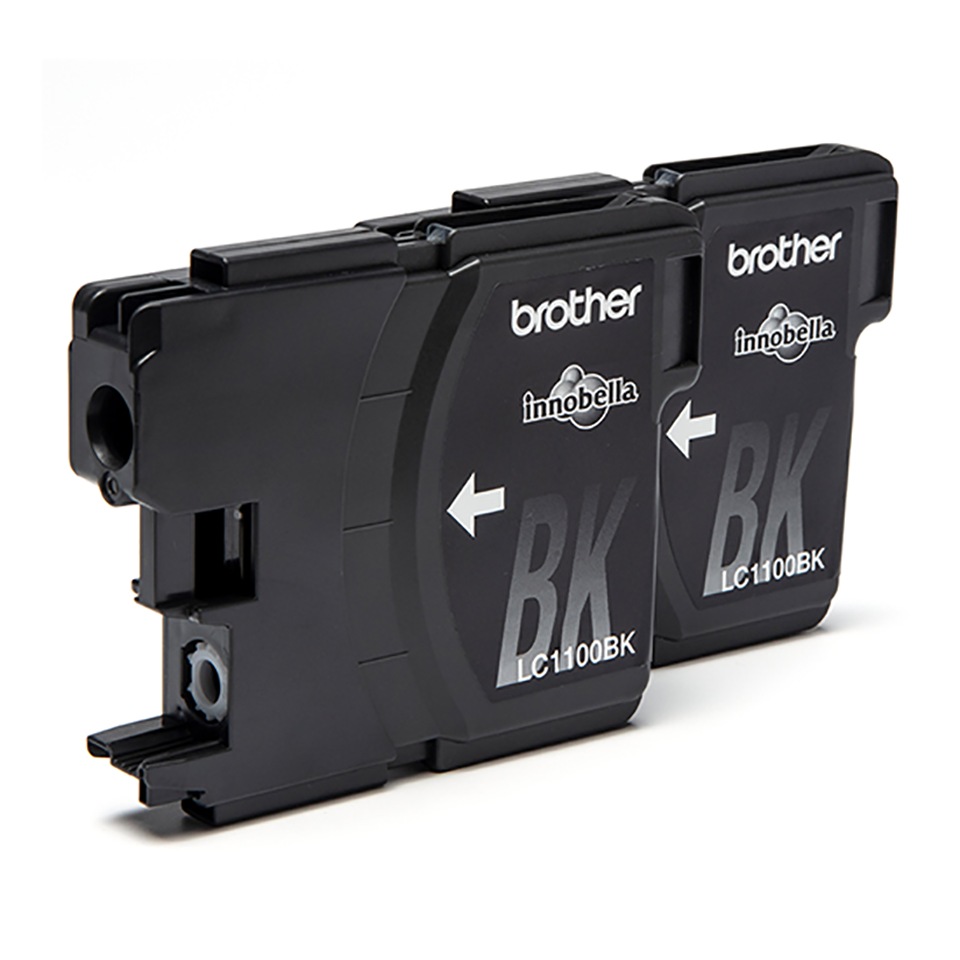 Dual-Pack Original Brother Black, LC1100BKBP2, pentru DCP-385|395|585|6690|J715|MFC-490|5490|5895|6490|6890|790, 2x450, (timbru verde 0.15 lei), "LC1100BKBP2"