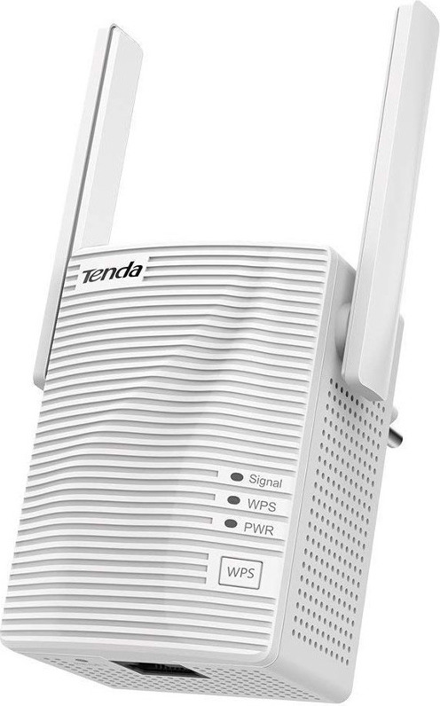 RANGE EXTENDER TENDA wireless, 1200 Mbps, 1 port 10/100 Mbps, antena externa x 2, dual band AC1200, 2.4 - 5 GHz, "A18" (timbru verde 2 lei)