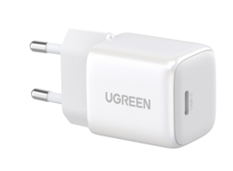 INCARCATOR retea Ugreen, Nexode "CD318" Quick Charge 20W GaN, 1 x USB Type-C 5V/3A, alb "15324" (timbru verde 0.18 lei) - 6941876213245