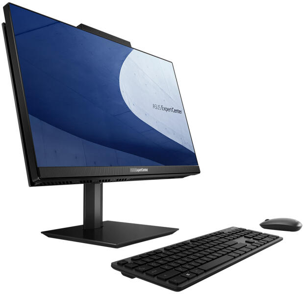 DESKTOP ASUS, "ExpertCenter" All-in-one, 23.8 inch, CPU i5-11500B, Intel UHD Graphics 630, memorie 8 GB, SSD 512 GB, tastatura si mouse, Windows 10 Pro, "E5202WHAK-BA077R" (timbru verde 10 lei)