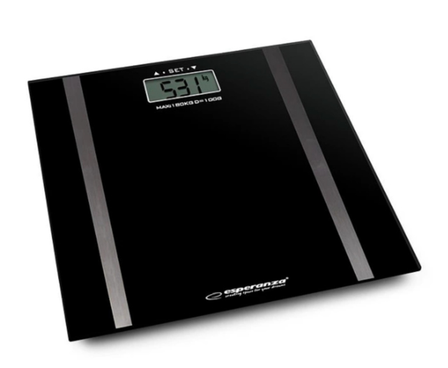 Cantar de baie Esperanza Samba EBS018K 180kg Negru "EBS018K" (timbru verde 2 lei)