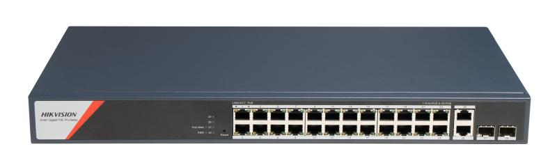 HK SWITCH POE 24 PORTURI SMART MANAGED "DS-3E1528HP-SI-24P2T2F" (timbru verde 2 lei)