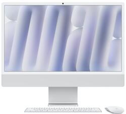 iMac 24 inch: M4 10/10, 16GB, 512GB SSD - Silver "MWUV3" (timbru verde 10 lei)