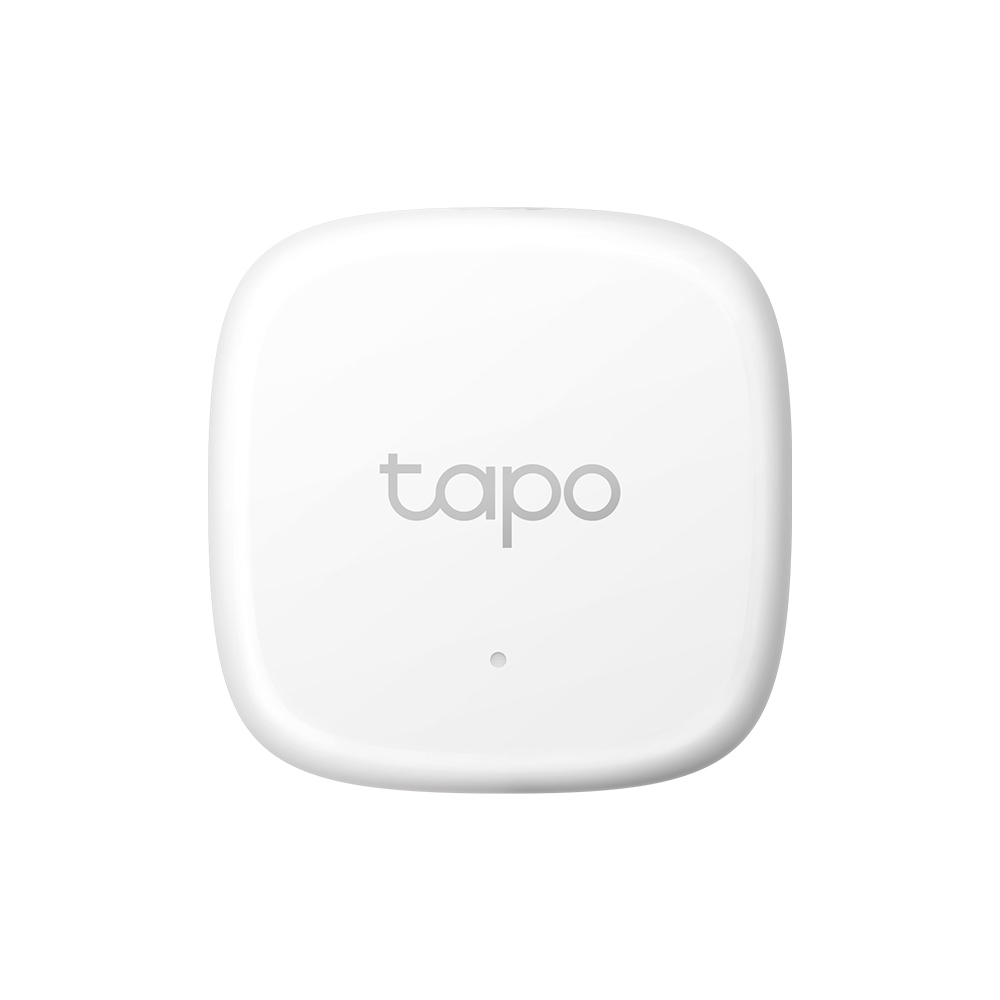 SENZOR SMART de temperatura si umiditate TP-LINK, necesita hub Tapo H100 pentru functionare, programare prin smartphone aplicatia Tapo, 1xbaterii CR2450, WiFi, alb "Tapo T310" (timbru verde 0.18 lei)