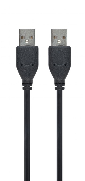 CABLU USB GEMBIRD pt. conectare HUB / HDD, USB 2.0 (T) la USB 2.0 (T), 1.8m, black, "CCP-USB2-AMAM-6" (timbru verde 0.08 lei)