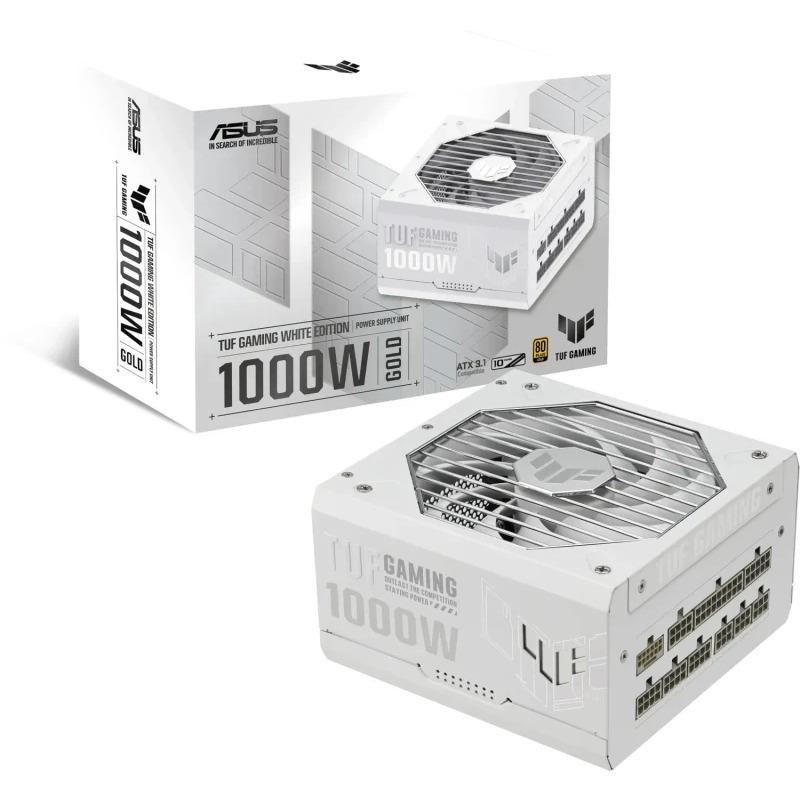 SURSA ASUS TUF GAMING 1000W WHITE "TUF-GAMING-1000G-WHITE" (timbru verde 2 lei)