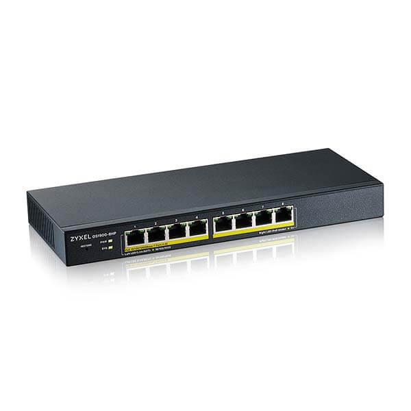 ZYXEL GS1900-8HP 8PORT GBE L2 POE SWITCH, "GS1900-8HP-EU0103F" (timbru verde 2 lei)