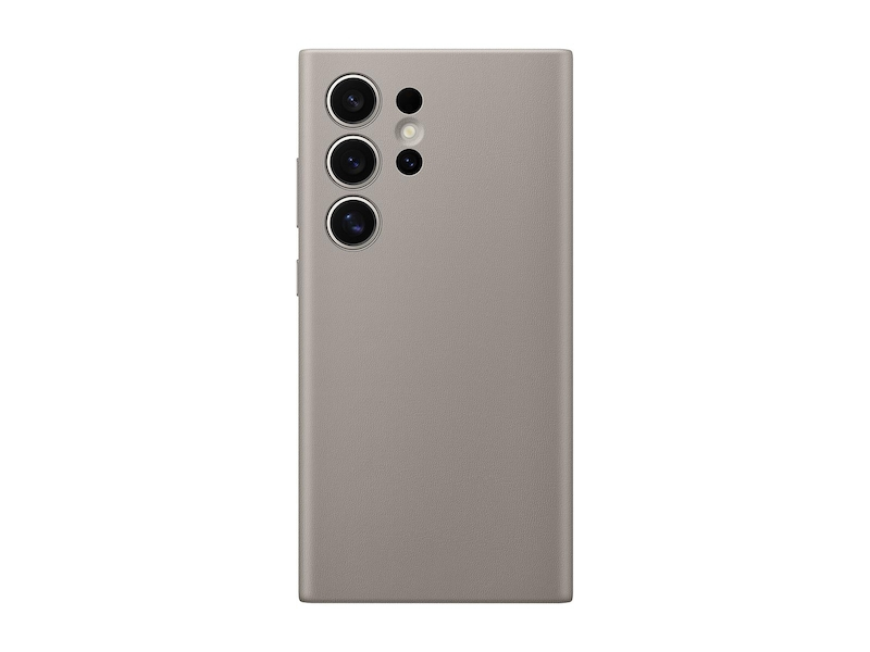 Husa Husa de protectie Samsung Vegan Leather Case pentru Galaxy S24 Ultra, TAUPE "VX6974994161198"