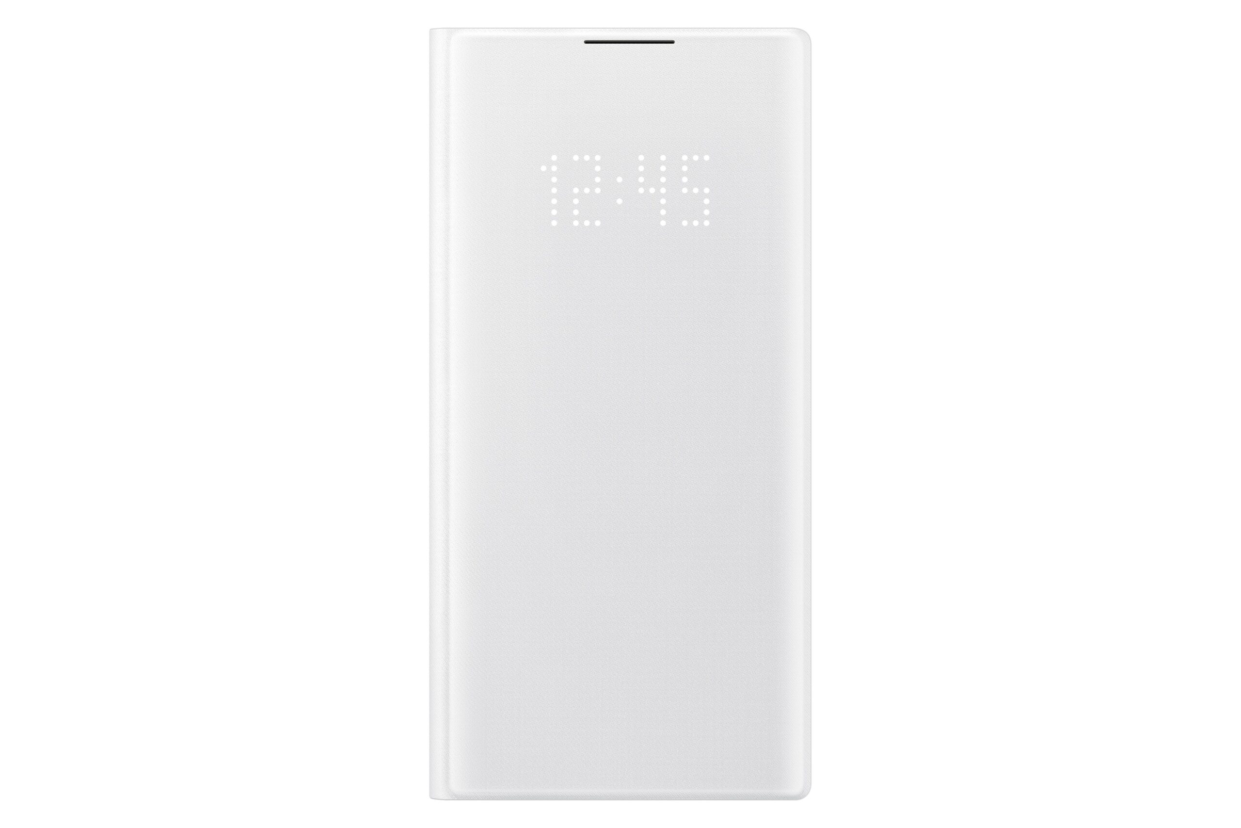 HUSA Smartphone Samsung, pt Galaxy Note 10, tip smart book cover, poliuretan, Smart LED View, alb, "EF-NN970PWEGWW"