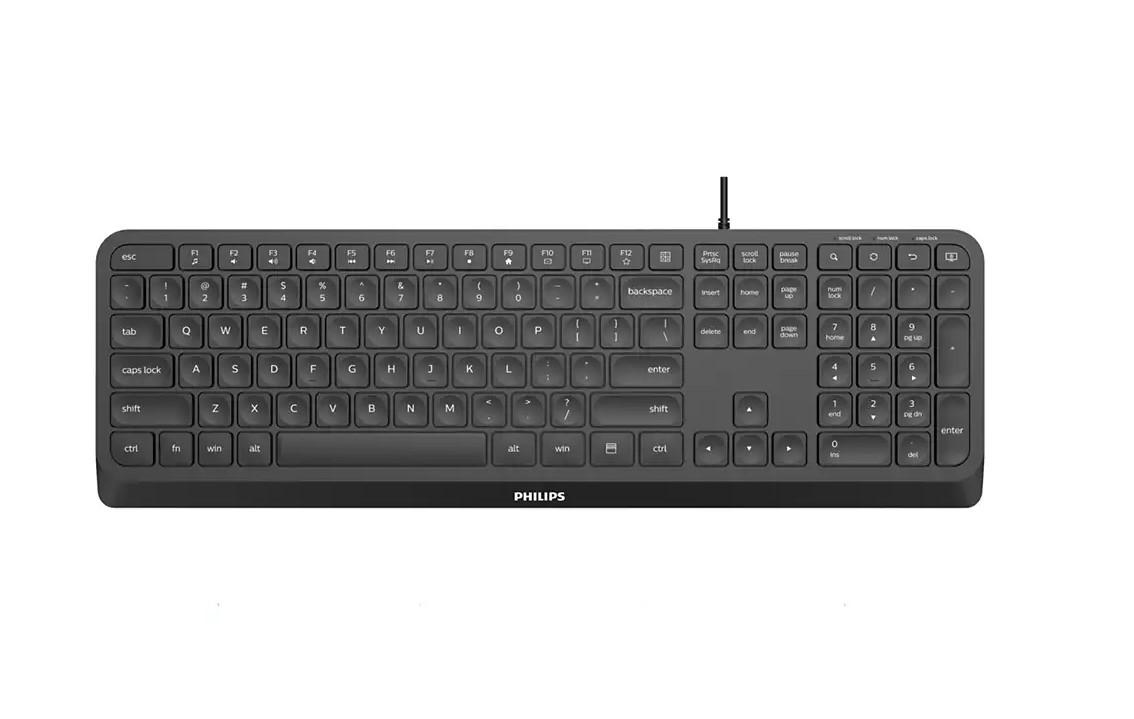 Tastatura Philips SPK6207, cu fir, negru "SPK6207" (timbru verde 0.8 lei)