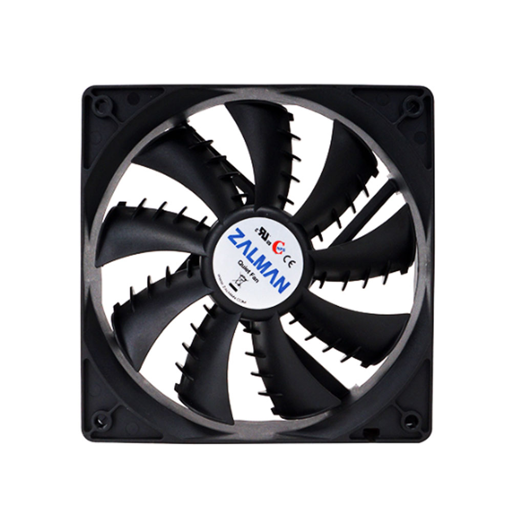 Ventilator Zalman "F2 Plus(SF)", 92mm, 1500 RPM, Long Life Bearing, negru, "ZM-F2 Plus(SF)" (timbru verde 0.18lei)