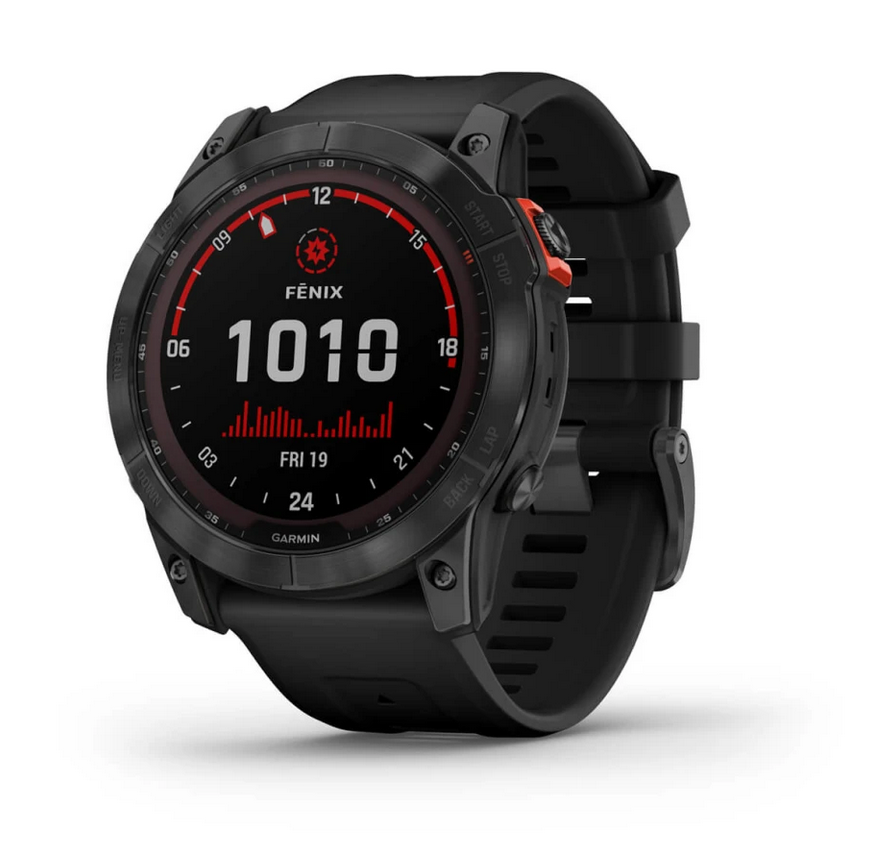 fenix 7X Solar Slate Gray w/Black Band "010-02541-01" (timbru verde 0.18 lei)