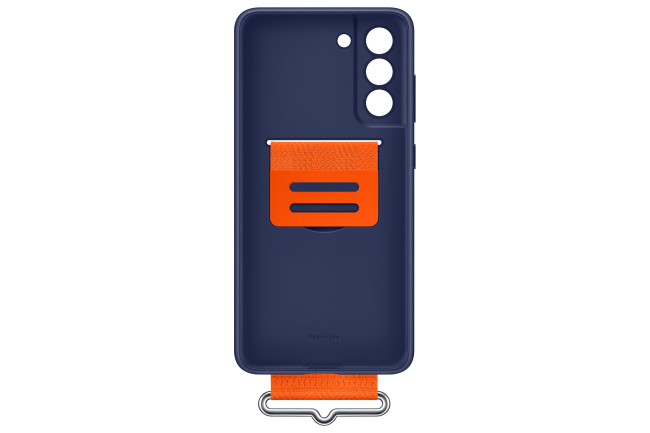 Galaxy S21 FE; Silicone Cover with Strap; Navy "EF-GG990TNEGWW"