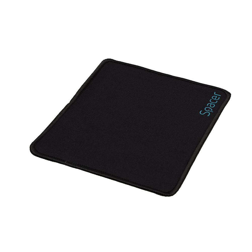 MousePAD SPACER, cauciuc si material textil, cusut pe margine, 220 x 180 x 2 mm, negru "SP-PAD-S" 45506698